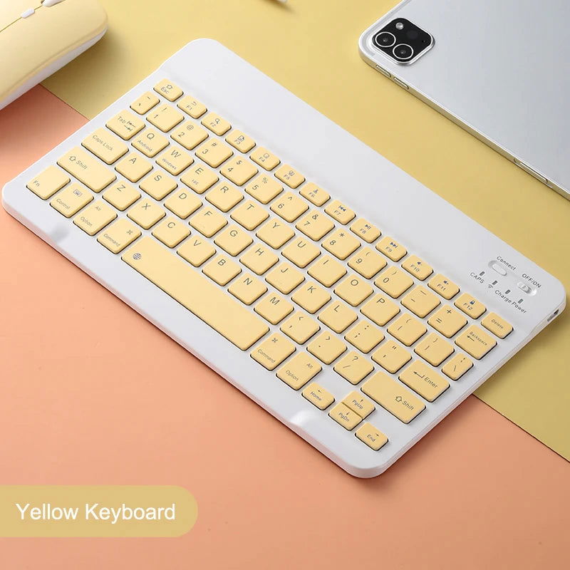 Bluetooth Keyboard and Mouse For iPad Xiaomi Samsung Huawei Phone Tablet Slim Mini Wireless Keyboard For Android IOS Windows - Slobuy