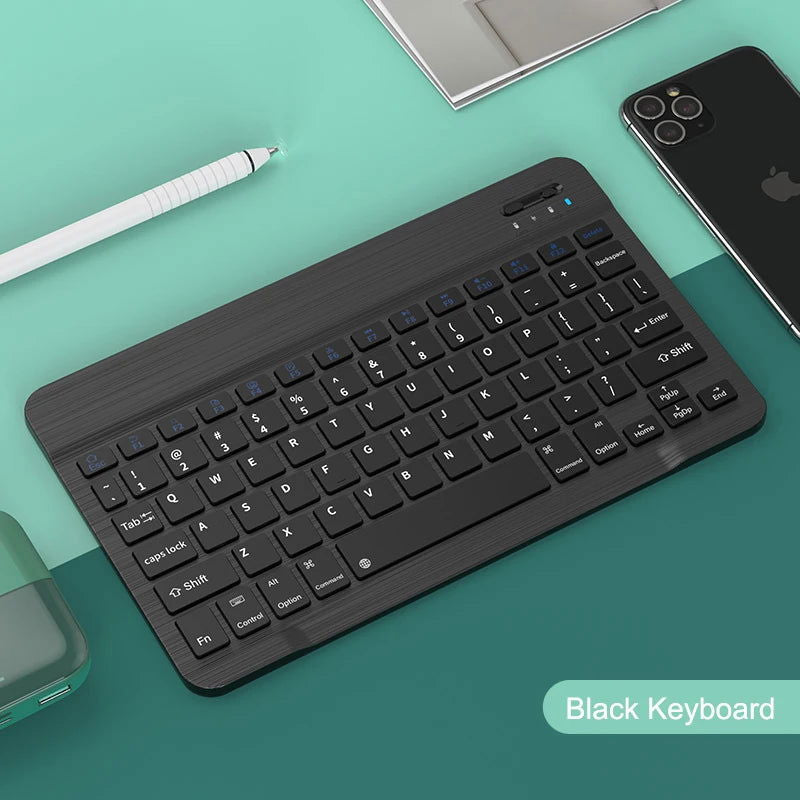 Bluetooth Keyboard and Mouse For iPad Xiaomi Samsung Huawei Phone Tablet Slim Mini Wireless Keyboard For Android IOS Windows - Slobuy
