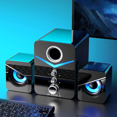 Bluetooth Speaker Home Theater Sound System Mini Speakers Desktop Computer MP3 Player Audio for PC Phone Subwoofer Multi-media - Slobuy