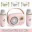 Bluetooth Speaker With 1-2 Wireless Microphone Support Karaoke TF Card FM Play HIFI Bass Handsfree Call Children's Birthday Gift - Slobuy