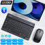 Bluetooth Wireless Keyboard Mouse For IOS Android Windows Tablet For iPad Air Mini Pro Spanish Korean Portugal Russian Keyboard - Slobuy