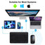 Bluetooth Wireless Keyboard Mouse For IOS Android Windows Tablet For iPad Air Mini Pro Spanish Korean Portugal Russian Keyboard - Slobuy