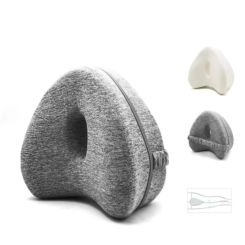 Body Memory Cotton Leg Pillow Home Foam Pillow Sleeping Orthopedic Sciatica Back Hip Joint for Pain Relief Thigh Leg Pad Cushion - Slobuy