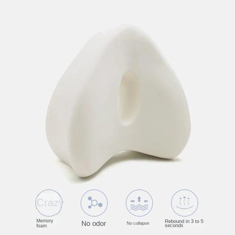 Body Memory Cotton Leg Pillow Home Foam Pillow Sleeping Orthopedic Sciatica Back Hip Joint for Pain Relief Thigh Leg Pad Cushion - Slobuy