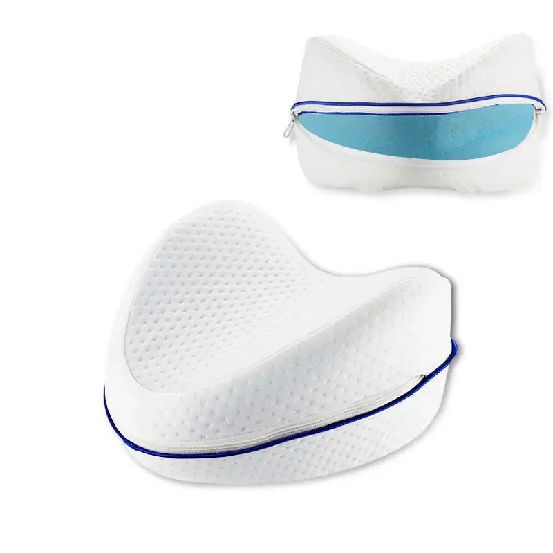 Body Memory Cotton Leg Pillow Home Foam Pillow Sleeping Orthopedic Sciatica Back Hip Joint for Pain Relief Thigh Leg Pad Cushion - Slobuy