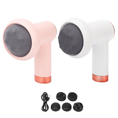 Body Sculpting Machine Wireless Handheld 6 Levels Weight Loss Fat Burning Vibration Cellulite Massager with 5 Massage Heads - Slobuy