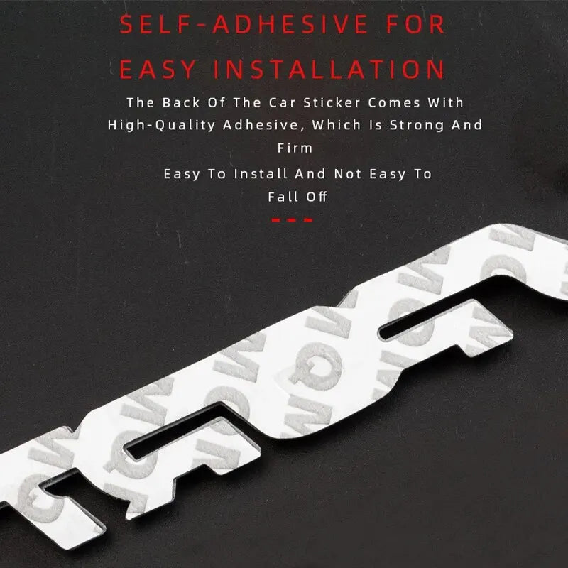Body Stickers 3D Three Dimensional SPORT Sports English Personalized Car Logo Metal Car Stickers Decorative Labeling 1PC - Slobuy