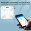 Body Weight Solar Digital Bathroom Scale BMI Weighing Bluetooth Scales for Weight Loss for Bathroom Accessories - Slobuy