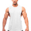 Bodybuilding Tank Tops Men Sports Sleeveless shirt Muscle guys Vest Fitness Drop Armhole Solid Tops Tees Cotton Gym Singlets - Slobuy