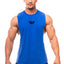 Bodybuilding Tank Tops Men Sports Sleeveless shirt Muscle guys Vest Fitness Drop Armhole Solid Tops Tees Cotton Gym Singlets - Slobuy