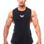 Bodybuilding Tank Tops Men Sports Sleeveless shirt Muscle guys Vest Fitness Drop Armhole Solid Tops Tees Cotton Gym Singlets - Slobuy