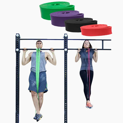 Bold Sports Elastic Belt Pull-Up Auxiliary Men's And Women's Gym Pilates Exercise Equipment Rubber Fitness Resistance Belt - Slobuy