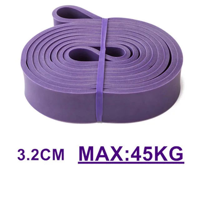 Bold Sports Elastic Belt Pull-Up Auxiliary Men's And Women's Gym Pilates Exercise Equipment Rubber Fitness Resistance Belt - Slobuy