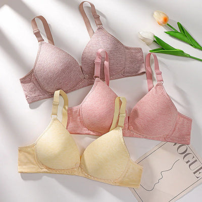 Boneless Nursing Bra Maternity Bra Maternity Clothing Pure Cotton Prevent Sagging Breastfeeding Women Nursing Underwear - Slobuy