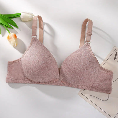 Boneless Nursing Bra Maternity Bra Maternity Clothing Pure Cotton Prevent Sagging Breastfeeding Women Nursing Underwear - Slobuy