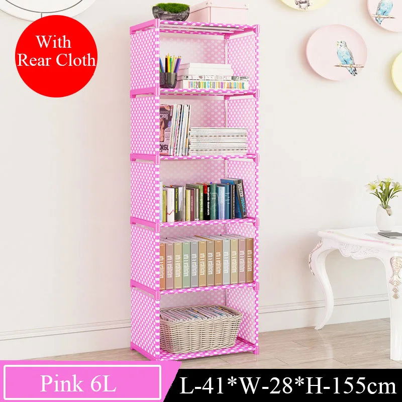 Bookshelves Industrial Style Furniture Invisible Shelf Wood Book Shelf Shelves of Books Bookshelf Free Shipping Libraries Pink - Slobuy