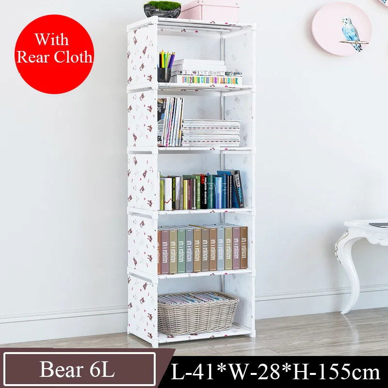 Bookshelves Industrial Style Furniture Invisible Shelf Wood Book Shelf Shelves of Books Bookshelf Free Shipping Libraries Pink - Slobuy
