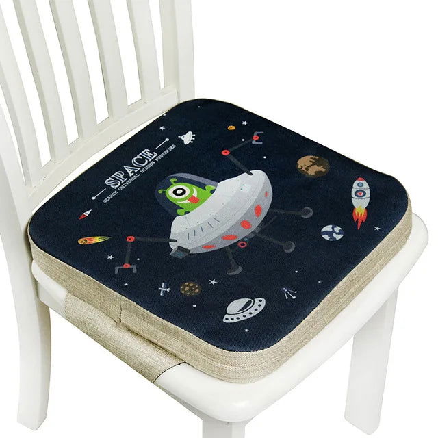 Booster Seat Cushion Children Increased Chair Pad Anti-Skid Waterproof Baby Dining Cushion Adjustable Chair Cushion - Slobuy