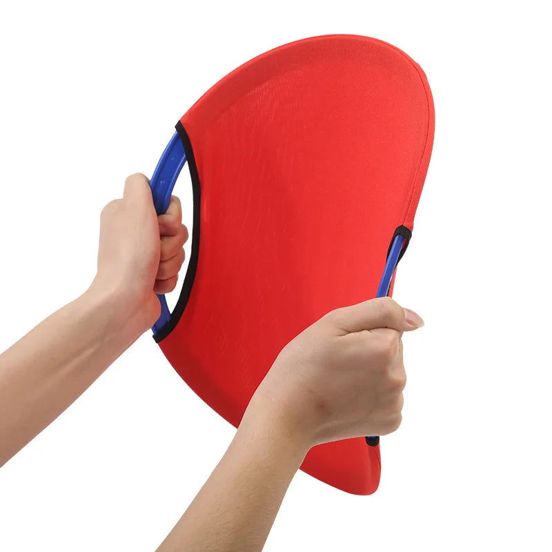 Bouncing Circle Throwing Training Toys Kids Adult Outdoor Interactive Cooperative Games Elastic Paddle Ball Fun Game - Slobuy