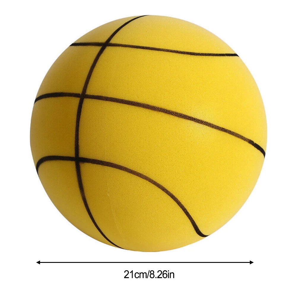 Bouncing Mute Ball Indoor Silent Skip Ball Playground Bounce Basketball Child Sports Toy Games Sponge Ball Sports Toy For Kids - Slobuy