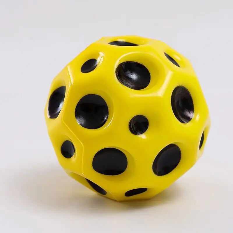 Bouncy Balls Rubber High Bouncing Balls for Kids Sensory Fidget Toys Stress Relief Hole Ball Sports Training Ball Outdoor Games - Slobuy
