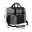 Bowling Bag for 2 Balls Portable Bowling Tote Bag with Padded Ball Holder for Double Ball and Pair of Bowling Shoes up to Mens 1 - Slobuy