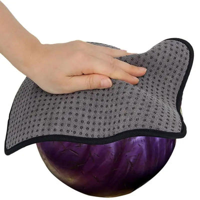 Bowling Ball Towel Microfiber Bowling Ball Cleaner Towel With EZ Grip Dots Bowling Towel That Wipes Dirt & Oil Clean Off Bowling - Slobuy