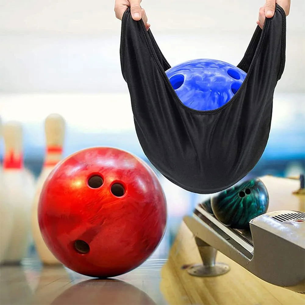 Bowling Ball Wiping-Bag Microfiber Polished Bowling Towel Bowling Storage Bag Carrier Bag Wiping Cloth Bowling Accessory - Slobuy