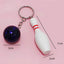 Bowling Key Chain Ball Shape Key Ring Holder Keychain Sport Lovers Handbag Car Key Pendant Sports Keychain Bowling Key Holder - Slobuy