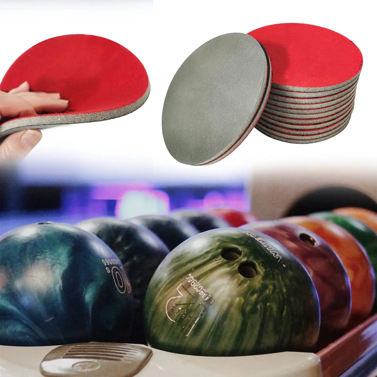 Bowling Pad Ball Polishing Cleaner Car Sanding Accessories Cleaning Foam Men Detail Discs Power Kit Paper Sponge Sander Block - Slobuy