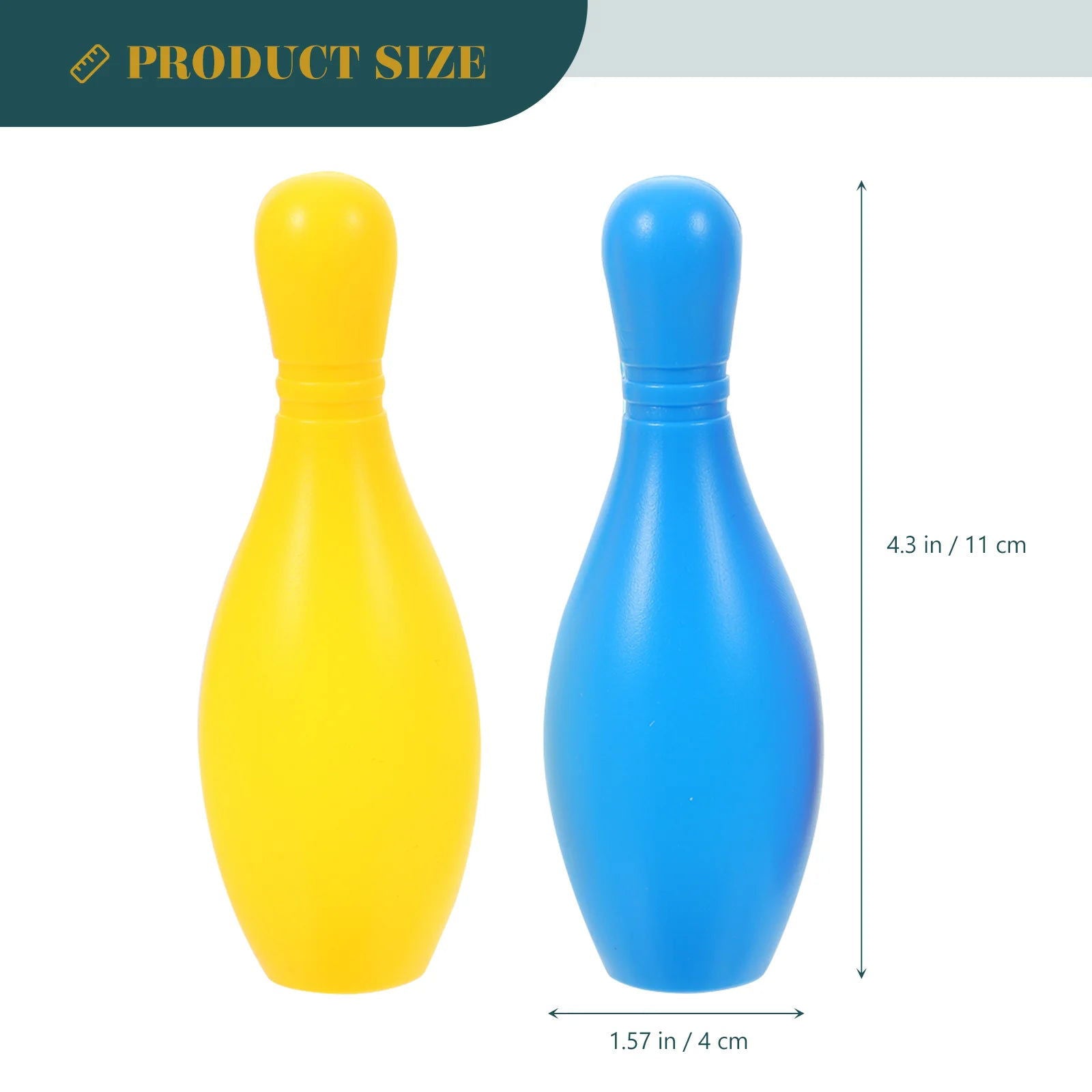 Bowling Set Toys Includes and Balls Indoor and Outdoor Bowling Game for Kids Presents, Family Gathering - Slobuy
