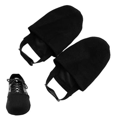 Bowling Shoe Cover Non-Woven Fabric Bowling Shoe Equipment Cover With Elastic Cord Black Bowling Shoe Equipment Slipper Cover - Slobuy