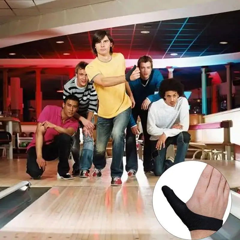 Bowling Thumb Covers Bowling Thumb Saver For Right Hand Grip Protection Thumb Bowling Glove Fingers Protective Grip Sleeve - Slobuy