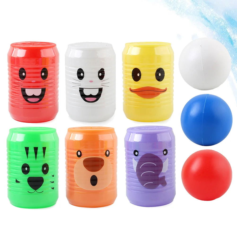 Bowling Toys Kids Can Shape Indoor Playset Large Digital Educational Cartoon Animal Pattern Child - Slobuy