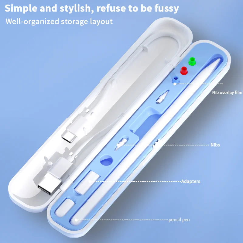 Box For Apple Pencil Pro Cover For Apple Pencil 2nd Generation 1st Gen Stylus Pen Holder Protective Case iPad Pen Accessories - Slobuy