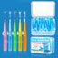 30Pcs/Box Toothpick Dental Interdental Brush 0.6-1.5Mm Cleaning Between Teeth Oral Care Orthodontic I Shape Tooth Floss - Slobuy