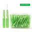 30Pcs/Box Toothpick Dental Interdental Brush 0.6-1.5Mm Cleaning Between Teeth Oral Care Orthodontic I Shape Tooth Floss - Slobuy