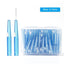 30Pcs/Box Toothpick Dental Interdental Brush 0.6-1.5Mm Cleaning Between Teeth Oral Care Orthodontic I Shape Tooth Floss - Slobuy