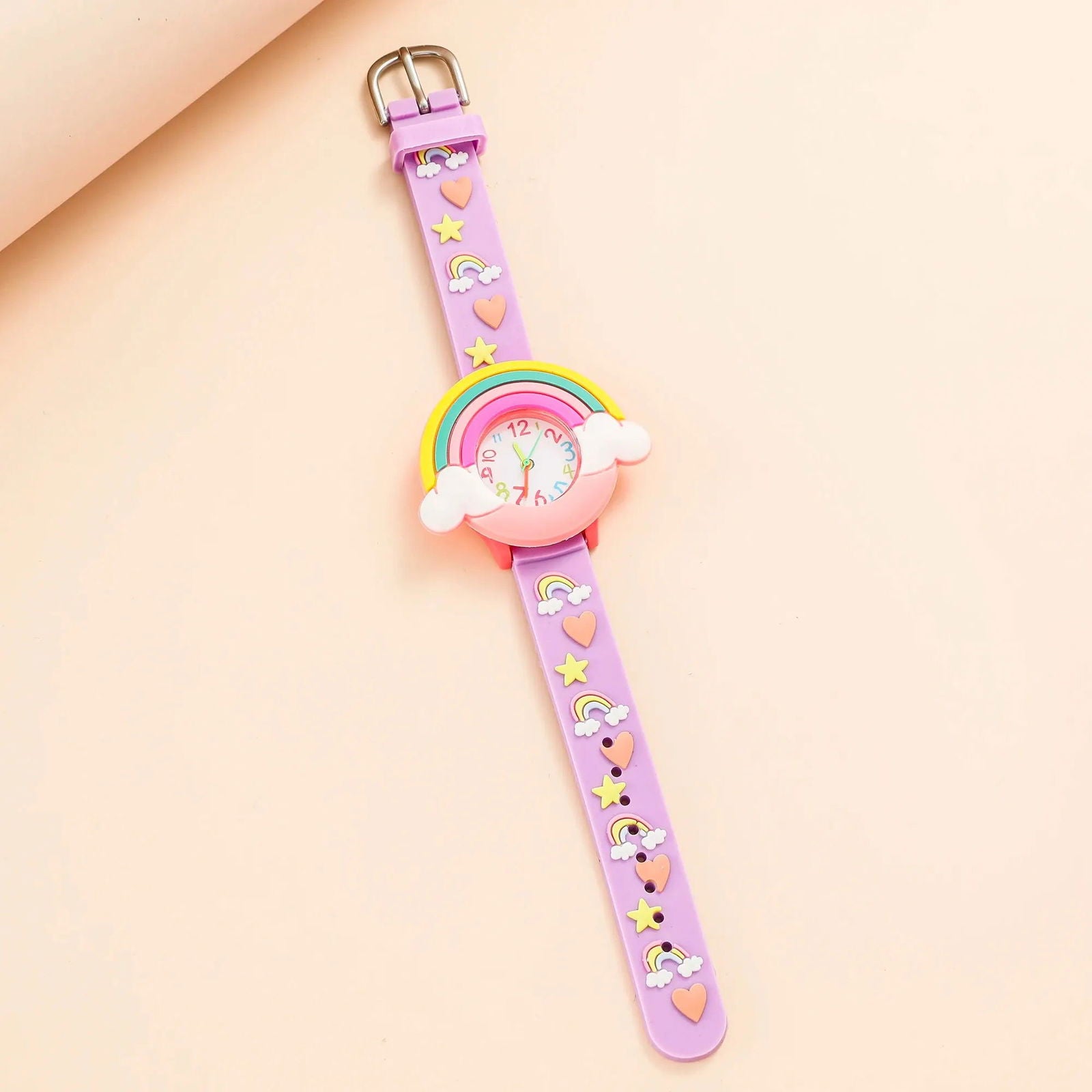 Boys and Girls with Children Cute Fashion Snap Watch Quartz Watch - Slobuy