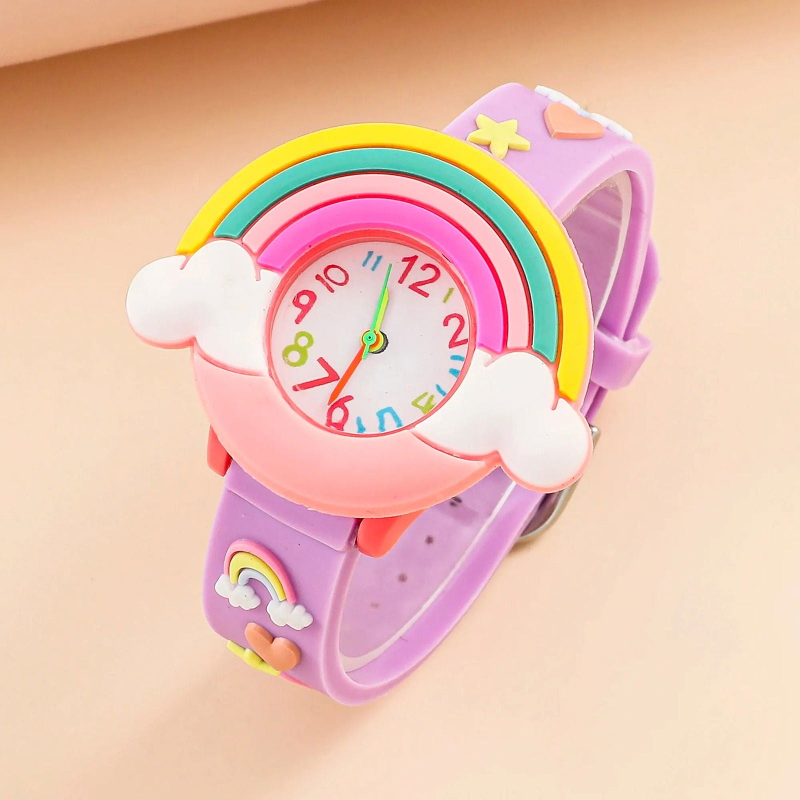 Boys and Girls with Children Cute Fashion Snap Watch Quartz Watch - Slobuy