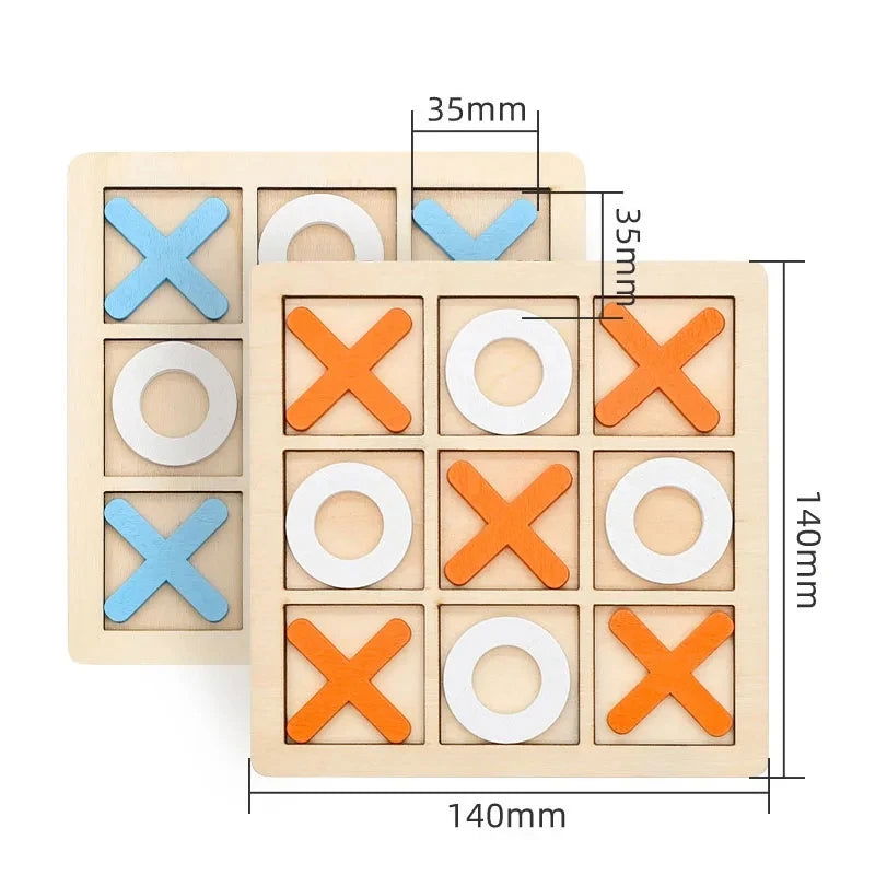 Brain Training Table Game Leisure Board Toys Interactive Chess Games Educational Montessori Wooden Puzzle For Children Gift - Slobuy