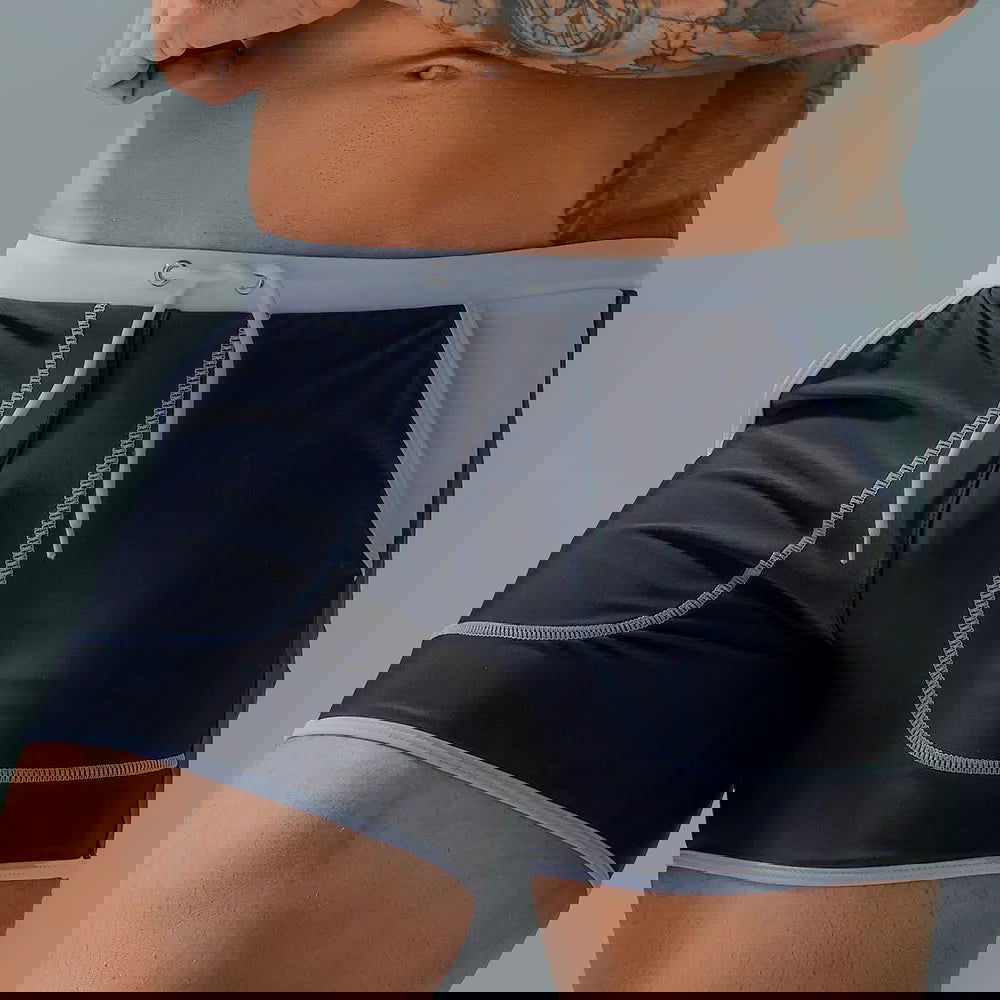 Brand Men's Swimwear Trunks Outdoors Sexy Summer Stretch Beach Surfing Swim Sports suit Shorts Men Swimsuit Swimming Pants - Slobuy