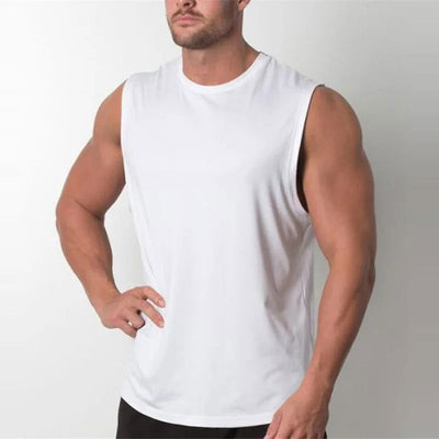 Brand New Plain Tank Top Men Bodybuilding singlet Gym Stringer Sleeveless Shirt Blank Fitness Clothing Sportwear Muscle Vest - Slobuy