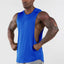 Brand New Plain Tank Top Men Gyms Stringer Sleeveless Shirt Open Sides Blank Fitness Clothing Cotton Sportwear Muscle Vest - Slobuy