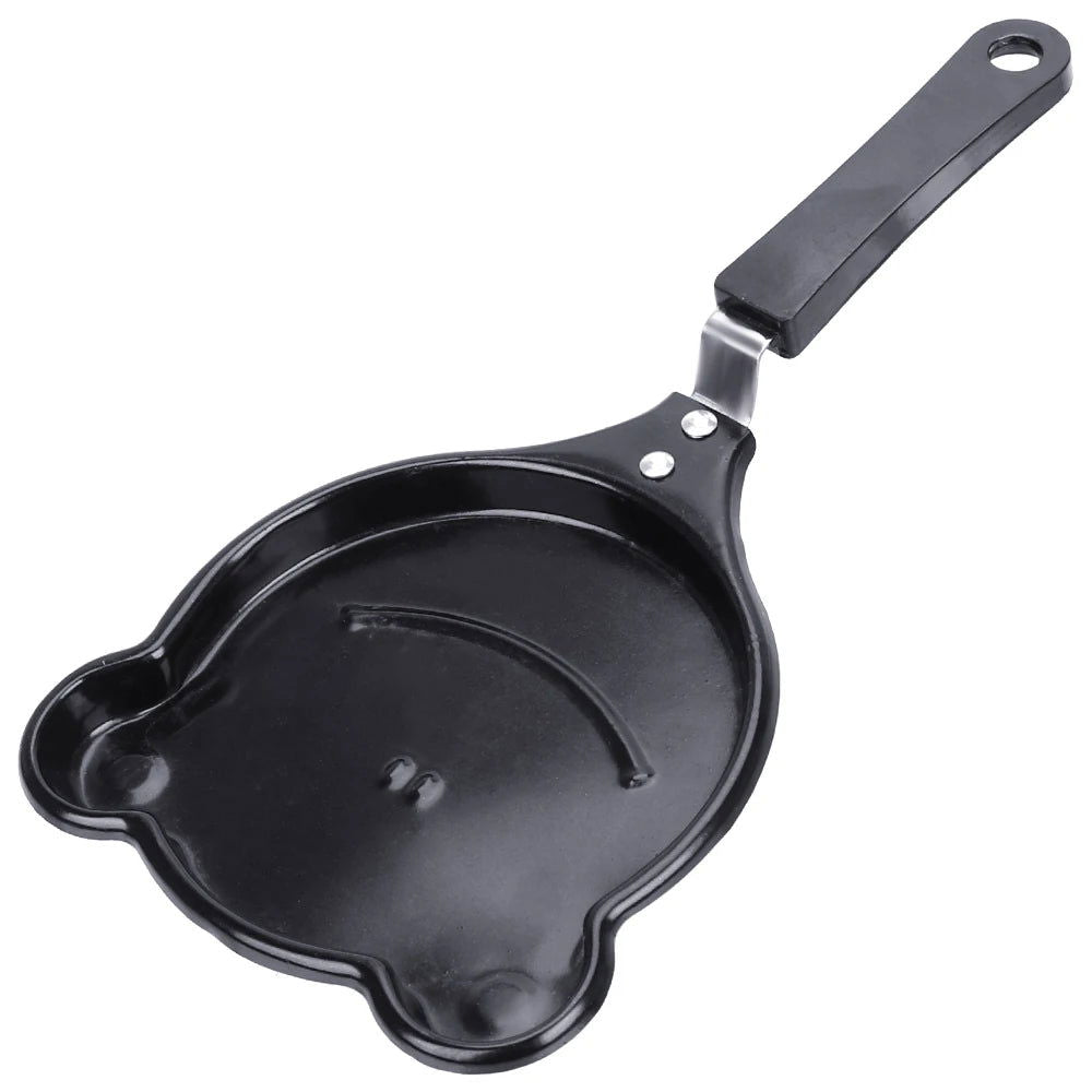 Breakfast Egg Frying Pot Egg Mold Pan Flip Omelette Mold Non-Stick Frying Pan Pancake Maker Kitchen Tools Mini - Slobuy