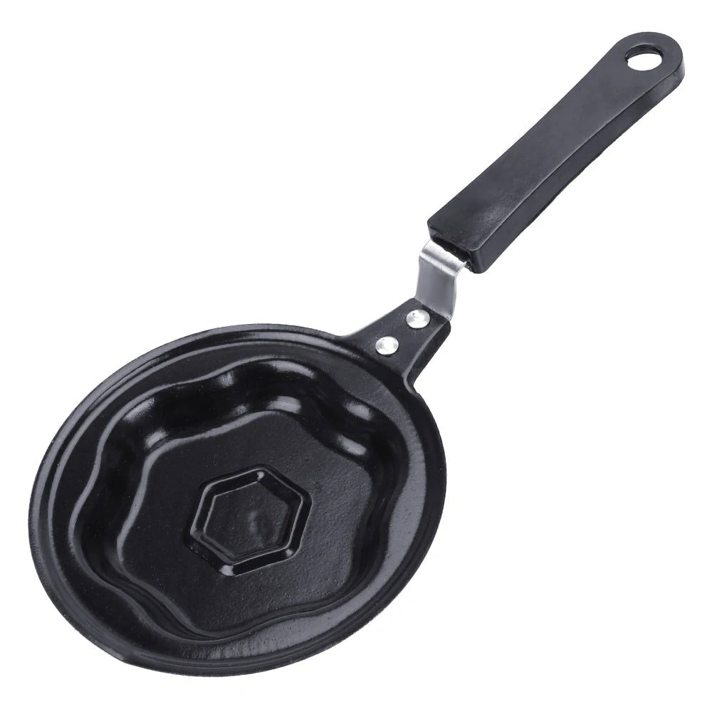 Breakfast Egg Frying Pot Egg Mold Pan Flip Omelette Mold Non-Stick Frying Pan Pancake Maker Kitchen Tools Mini - Slobuy