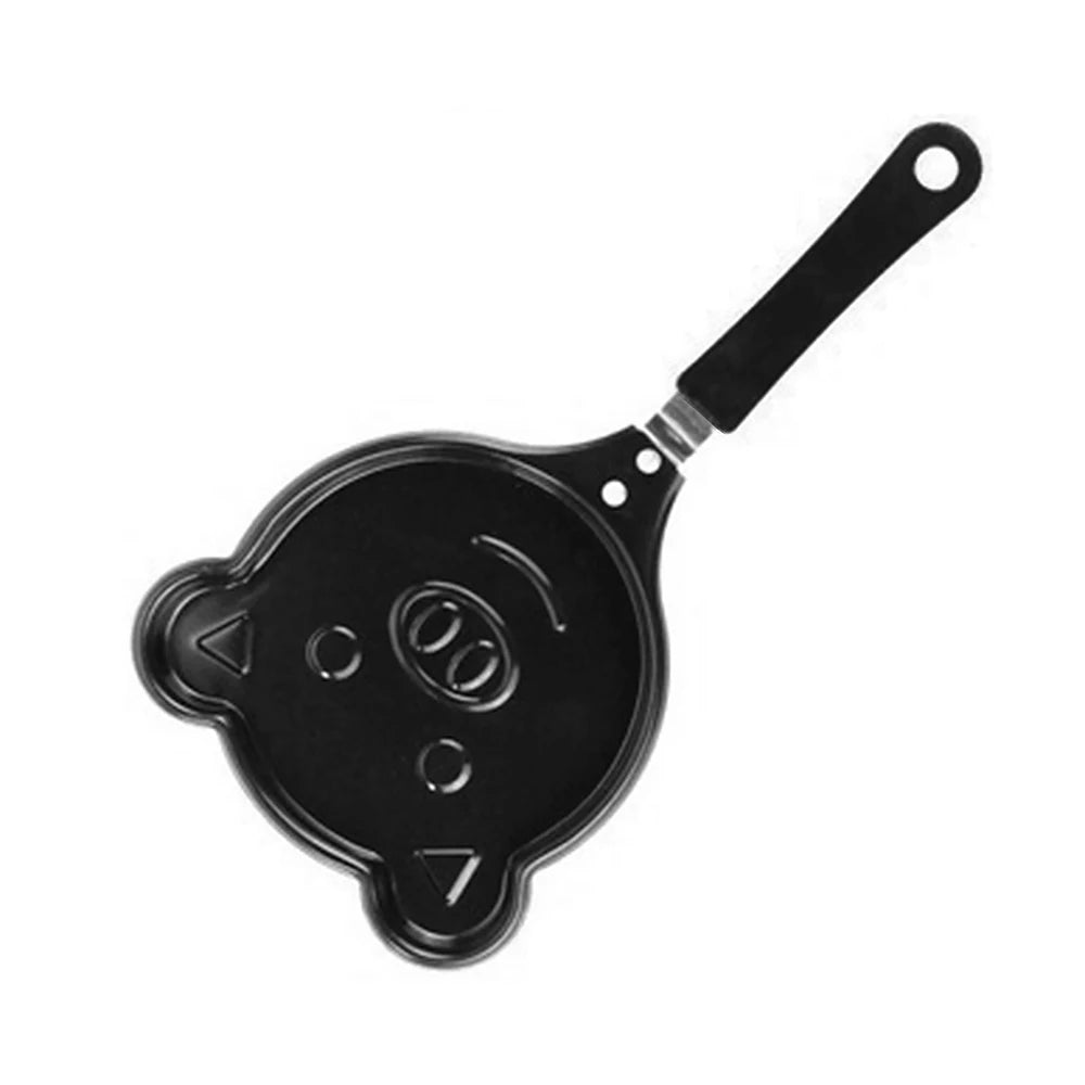 Breakfast Egg Frying Pot Egg Mold Pan Flip Omelette Mold Non-Stick Frying Pan Pancake Maker Kitchen Tools Mini - Slobuy