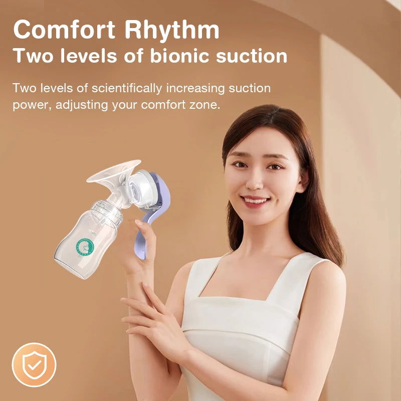 Breast Pump Baby Nipple Manual Suction Milk Pump Feeding Breasts Pumps Milk Bottle Sucking Postpartum Supplies - Slobuy