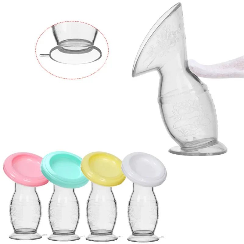 Breastfeeding Baby Feeding Manual Breast Pump Partner Breast Collector Automatic Correction Breast Milk Silicone Pumps BPA Free - Slobuy
