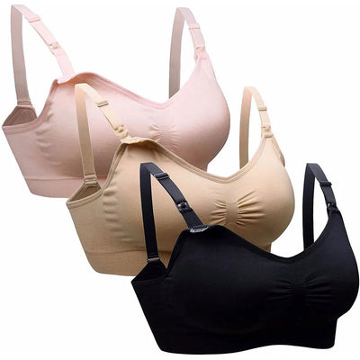 Breastfeeding Bras Maternity Nursing Bra for Feeding Nursing Underwear Clothes for Pregnant Women Wirefree Breathable Bra - Slobuy